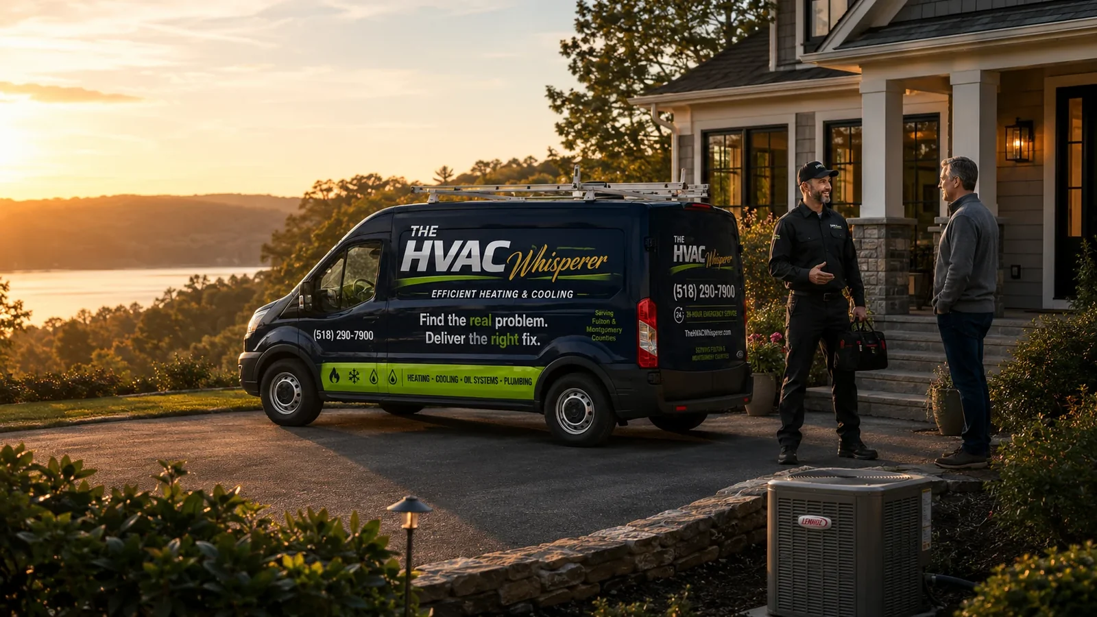 Contact in an Upstate New York home
