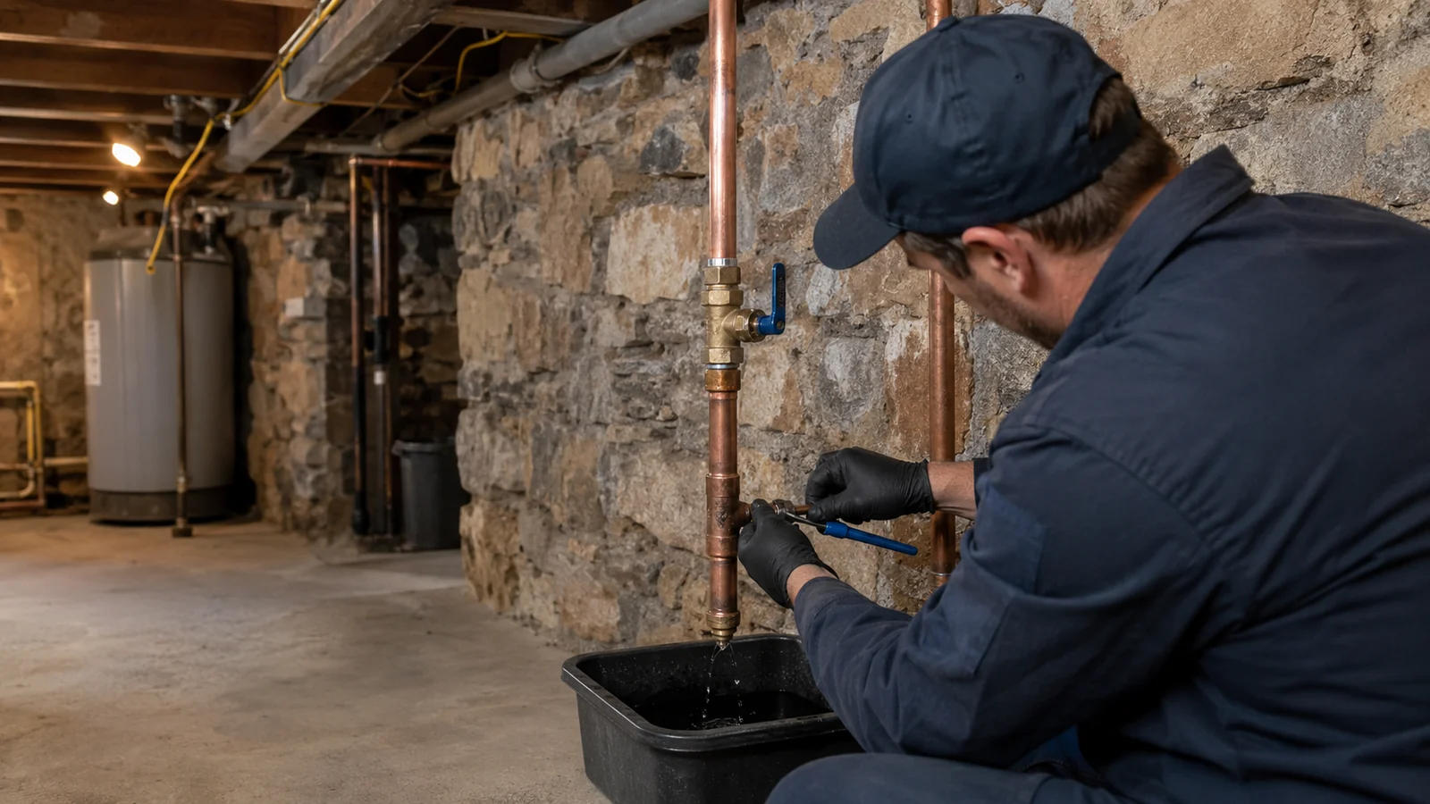 Leak Burst Pipe Emergency in an Upstate New York home