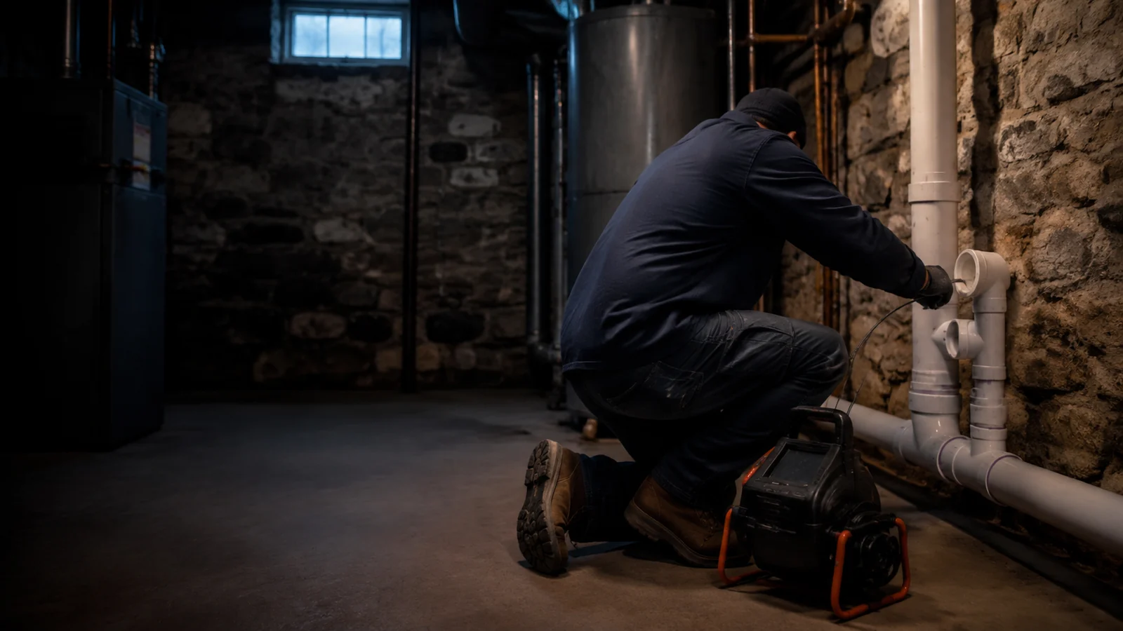 Plumbing in an Upstate New York home