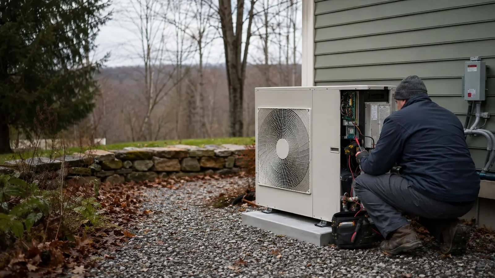 Heat Pump Repair in an Upstate New York home