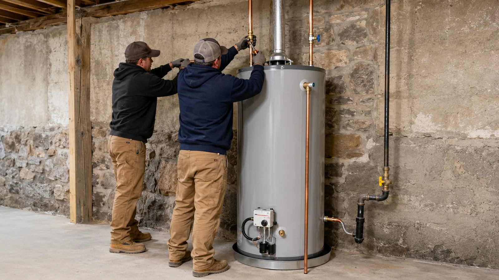 High Efficiency Water Heaters in an Upstate New York home