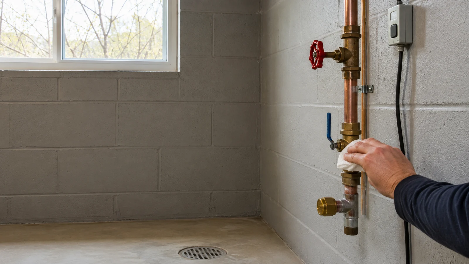 Seasonal Home Hvac Plumbing Service in an Upstate New York home