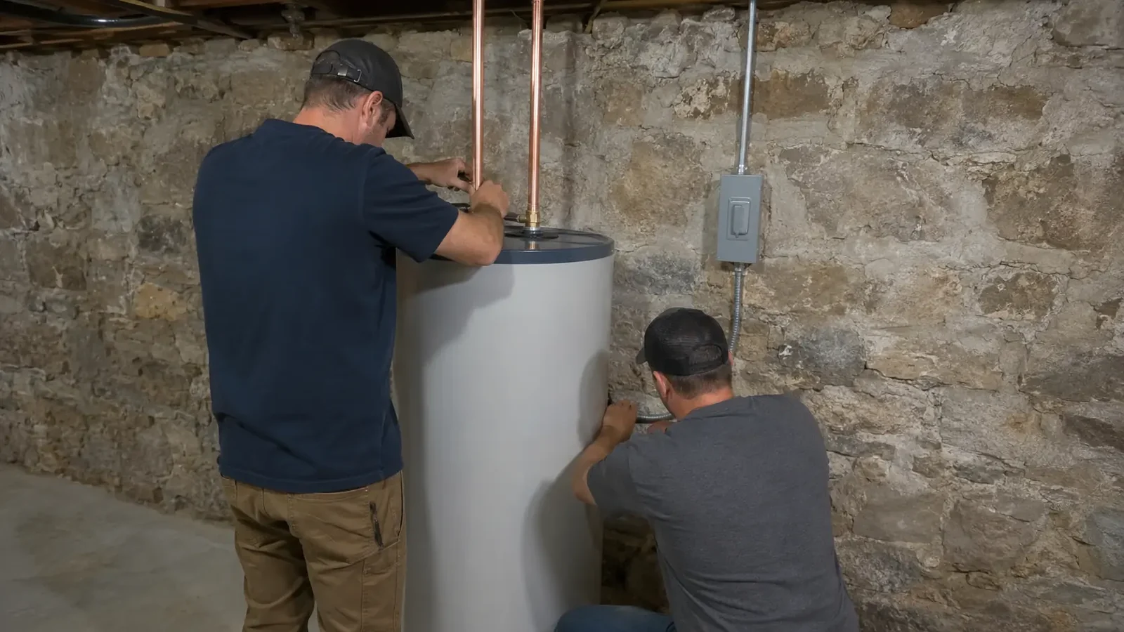 Water Heater Installation in an Upstate New York home